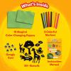 Skillmatics Paper Art Kit – STEM Craft Kit for Kids with Decorative Paper, Stencils & Markers, Create with Light, Mess-Free, Indoor Fun, Gift for Ages 4, 5, 6, 7, 8, 9, 10, 11, 12(Animals)