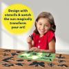 Skillmatics Paper Art Kit – STEM Craft Kit for Kids with Decorative Paper, Stencils & Markers, Create with Light, Mess-Free, Indoor Fun, Gift for Ages 4, 5, 6, 7, 8, 9, 10, 11, 12(Nature)