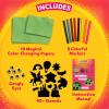 Skillmatics Paper Art Kit – STEM Craft Kit for Kids with Decorative Paper, Stencils & Markers, Create with Light, Mess-Free, Indoor Fun, Gift for Ages 4, 5, 6, 7, 8, 9, 10, 11, 12(Unicorns & Princesses)
