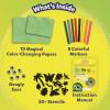 Skillmatics Paper Art Kit – STEM Craft Kit for Kids with Decorative Paper, Stencils & Markers, Create with Light, Mess-Free, Indoor Fun, Gift for Ages 4, 5, 6, 7, 8, 9, 10, 11, 12(Nature)