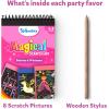 Skillmatics Party Favors (Pack of 15) – Magical Scratch Art Set for Kids, Unicorns & Princesses, Pink Goodie Bag, DIY Art & Craft Activity, Gifts for Girls, Boys Ages 3, 4, 5, 6, 7, 8(5. Scratch Art Unicorns & Princesses)