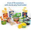 Skillmatics Pretend Play Playset – 100 Most Real Play Foods for Child’s Play, Back-to-School Kitchen Accessories, Play Kitchen Toys, Gifts for Boys, Girls, Kids & Toddlers Ages 3 and up(1. Grocery Set)