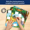 Skillmatics Puzzle Activity – Tape It Animal Sticker Puzzles, 300+ Easy-Tear Stickers, Art & Craft Kit, Educational Fine Motor Skills & Travel Toy, Gift for Kids Ages 4, 5, 6, 7, 8(Animal Adventures)