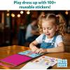 Skillmatics Reusable Sticker Activity Book – Peelies, 100+ Reusable Stickers, 6 Pictures, Mess-Free Fun for Kids, Creative Play & Travel Toy, Gifts for Boys & Girls Ages 3, 4, 5, 6, 7(Dress Up)