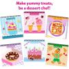 Skillmatics Reusable Sticker Activity Book – Peelies, 100+ Reusable Stickers, 6 Pictures, Mess-Free Fun for Kids, Creative Play & Travel Toy, Gifts for Boys & Girls Ages 3, 4, 5, 6, 7(Dessert Chef)