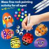 Skillmatics Rock Painting Kit – Mess-Free Art & Craft Activity for Girls & Boys, Craft Kits & Supplies, DIY Creative Activity, Valentine’s Day Gifts for Kids Ages 4, 5, 6, 7, 8, 9, 10, 11,12