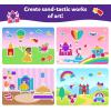 Skillmatics Sand Art Activity – Mess-Controlled DIY Unicorn & Princess Craft Kit with 50+ Colorful Stickers, Fun Hands-On Creative Craft Kits, Valentine’s Day Gift for Ages 4, 5, 6, 7, 8, 9, 10(Unicorns & Princesses)
