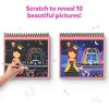 Skillmatics Scratch Art Book for Kids – Unicorns & Princesses, Craft Kits & Supplies, 30+ Scratch Stickers, Travel Toys, DIY Kit, Valentine’s Day Gifts for Girls & Boys Ages 3, 4, 5, 6, 7, 8(2. Unicorns & Princesses)