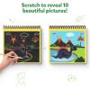 Skillmatics Scratch Art Book for Kids – Unicorns & Princesses, Craft Kits & Supplies, 30+ Scratch Stickers, Travel Toys, DIY Kit, Valentine’s Day Gifts for Girls & Boys Ages 3, 4, 5, 6, 7, 8(3. Dinosaurs)