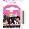Skillmatics Scratch Art Book for Kids – Unicorns & Princesses, Craft Kits & Supplies, 30+ Scratch Stickers, Travel Toys, DIY Kit, Valentine’s Day Gifts for Girls & Boys Ages 3, 4, 5, 6, 7, 8(2. Unicorns & Princesses)
