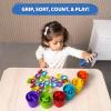 Skillmatics Silicone Rainbow Sorting Game – Learning & Educational Toy, Sorting, Counting & Sequencing Skills, Classroom Valentine’s Day Gift for Toddlers & Preschoolers Ages 3, 4, 5, 6(Rainbow Sorting)