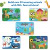 Skillmatics Tangram Sticker Puzzles – Educational Art & Craft Activity with 150+ Foam Tangram Stickers, Creative Toys & Games for Boys & Girls Ages 4, 5, 6, 7(Animals)