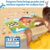 Skillmatics Tangram Sticker Puzzles – Educational Art & Craft Activity with 150+ Foam Tangram Stickers, Creative Toys & Games for Boys & Girls Ages 4, 5, 6, 7(Animals)
