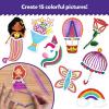 Skillmatics Waxy Stick Art Kit – 100 Bendable & Reusable Waxy Sticks for Mess-Free DIY Fun, Pretty Pictures with Unicorns & Princesses, Creative Gifts for Girls & Boys Ages 5, 6, 7, 8, 9, 10, 11, 12(2. Pretty Pictures)