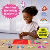 Skillmatics Waxy Stick Art Kit – 100 Bendable & Reusable Waxy Sticks for Mess-Free DIY Fun, Pretty Pictures with Unicorns & Princesses, Creative Gifts for Girls & Boys Ages 5, 6, 7, 8, 9, 10, 11, 12(2. Pretty Pictures)