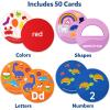 Skillmatics Write & Learn Reusable Cards for Toddlers – Letters, Numbers, Patterns & Shapes, Travel Game, Preschool Learning, Gifts for Kids Ages 3, 4, 5, 6(2. Spot & Learn)