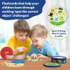 Skillmatics Write & Learn Reusable Cards for Toddlers – Letters, Numbers, Patterns & Shapes, Travel Game, Preschool Learning, Gifts for Kids Ages 3, 4, 5, 6(2. Spot & Learn)