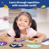 Skillmatics Write & Learn Reusable Cards for Toddlers – Letters, Numbers, Patterns & Shapes, Travel Game, Preschool Learning, Gifts for Kids Ages 3, 4, 5, 6(3. Write & Learn (Includes 2 Markers))