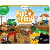 Skillmatics Floor Puzzle & Game – Piece & Play Construction Site, Jigsaw & Toddler Puzzles, Educational Toy, Gifts for Boys & Girls Ages 3, 4, 5, 6, 7 (48 Pieces, 2 x 3 feet)(1. Construction Site)