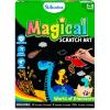 Skillmatics Scratch Art Book for Kids – Unicorns & Princesses, Craft Kits & Supplies, 30+ Scratch Stickers, Travel Toys, DIY Kit, Valentine’s Day Gifts for Girls & Boys Ages 3, 4, 5, 6, 7, 8(3. Dinosaurs)