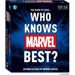 Skillmatics Card Game – Who Knows Marvel Best, Family Party Game for Boys, Girls, Teens, Adults Who Love Avengers, Spiderman, Iron Man, Hulk, Fun for Game Night, Gifts for Ages 8, 9, 10 and Up(Who Knows Marvel Best?)
