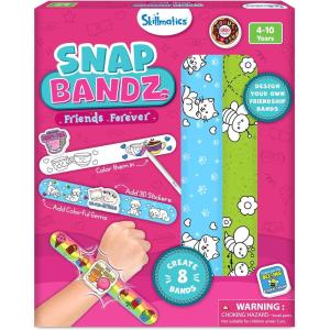 Skillmatics Craft Activity – Snap Bandz, Friendship Bands, DIY Jewelry Art & Craft Activity, Mess-Free, Creative Kit, 8 Bands Classroom Valentine’s Day Gifts for Girls & Boys Ages 4, 5, 6, 7, 8, 9, 10(3. Friendship Bands)