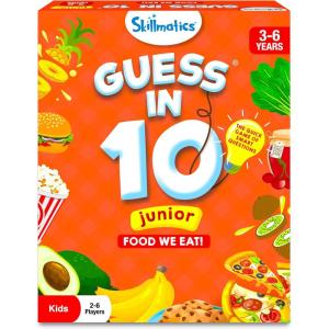 Skillmatics Guess in 10 Legendary Landmarks, Educational Travel Toys for Boys, Girls, and Kids Who Love Card Games, Board Games, Geography and History, Trivia, Gifts for Ages 8, 9, 10 and Up(Junior Food We Eat!)