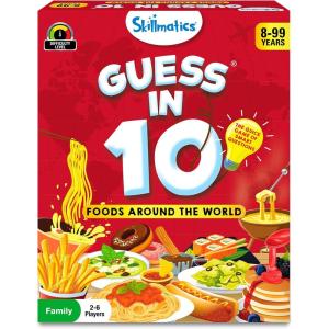 Skillmatics Guess in 10 Legendary Landmarks, Educational Travel Toys for Boys, Girls, and Kids Who Love Card Games, Board Games, Geography and History, Trivia, Gifts for Ages 8, 9, 10 and Up(Foods Around the World)