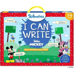Skillmatics I Can Write – Reusable Preschool Learning Activities, Educational Toy and Game, Back to School Supplies, Gifts for Students, Kids, Toddlers Ages 3, 4, 5, 6(9. I Can Write Disney Mickey)