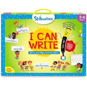 Skillmatics I Can Write – Reusable Preschool Learning Activities, Educational Toy and Game, Back to School Supplies, Gifts for Students, Kids, Toddlers Ages 3, 4, 5, 6(4. I Can Write)