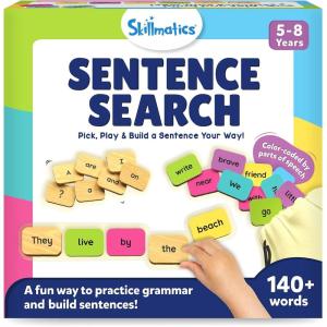 Skillmatics Learning Toys – Sentence Search, Fun Sentence Building Activity, Creative Word Play, Educational Toys for Kids, Gifts for Boys and Girls Ages 5, 6, 7, 8