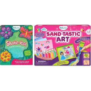 Skillmatics Shake It’s Flowers & Butterflies & Sand Art Unicorns & Princess Bundle, Art & Craft Kits for Kids, DIY Creative Activity, Gifts for Girls & Boys Ages 4, 5, 6, 7, 8, 9, 10
