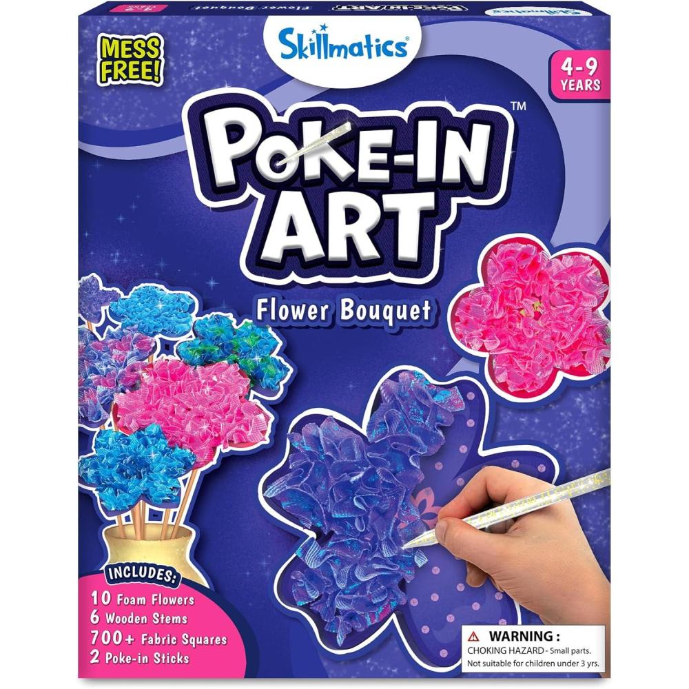 image:imageSkillmatics Pokein Art  Disney Frozen MessFree Fun for Kids DIY Wood Craft Kits Creative Activity Gifts for Girls Ages 4 5 6 7 8 9 Includes Elsa amp Anna2 Flower Bouquet