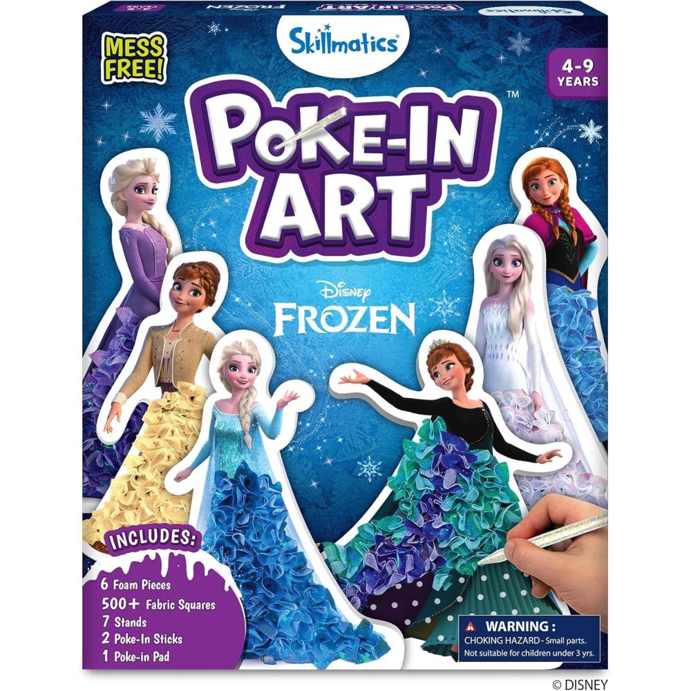 image:imageSkillmatics Pokein Art  Disney Frozen MessFree Fun for Kids DIY Wood Craft Kits Creative Activity Gifts for Girls Ages 4 5 6 7 8 9 Includes Elsa amp Anna2 Disney Frozen