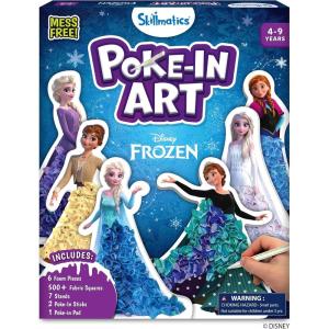 Skillmatics Poke-in Art – Disney Frozen, Mess-Free Fun for Kids, DIY Wood Craft Kits, Creative Activity, Gifts for Girls Ages 4, 5, 6, 7, 8, 9, Includes Elsa & Anna(2. Disney Frozen)