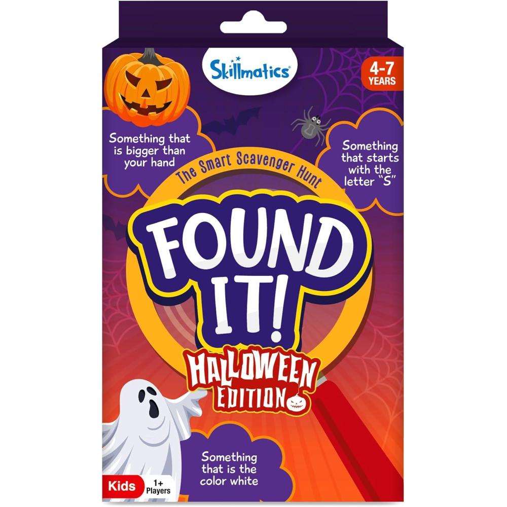 image:imageSkillmatics Card Game  Found It Halloween Scavenger Hunt Educational Learning Toys Perfect for Indoor or Outdoor Play Classrooms Party Games Gifts for Kids and Families for Ages 4 5 6 7Halloween