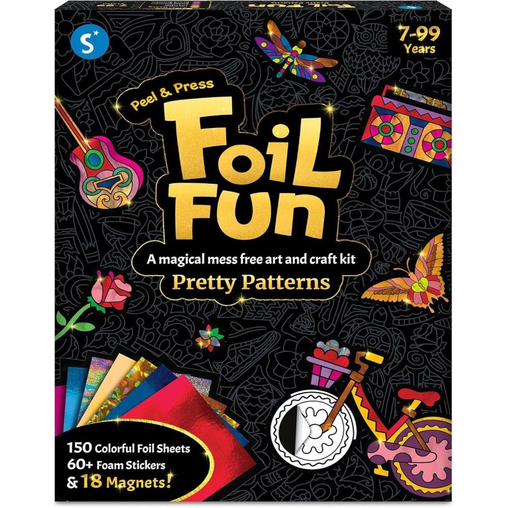 image:imageSkillmatics Foil Fun  Easter Cards No Mess Art for Kids Easter Basket Stuffers Craft Kits DIY Creative Party Activity Gifts for Girls amp Boys Ages 4 5 6 7 8 91 Pretty Patterns