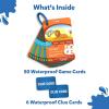 Skillmatics G10 Dinosaurs, Perfect for Boys, Girls, Kids, and Families Who Love Card Games, Toys, Travel Games, Gifts for Ages 8, 9, 10 & Up(6. Waterproof Animal Planet)