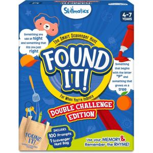 Skillmatics Card Game – Found It Halloween Scavenger Hunt, Educational Learning Toys, Perfect for Indoor or Outdoor Play, Classrooms, Party Games, Gifts for Kids and Families, for Ages 4, 5, 6, 7(5.⁠ ⁠Indoor Double Challenge)