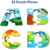 Skillmatics Animal Alphabet Puzzle – 52 Piece Jigsaw Puzzle for Toddlers, Preschoolers, Educational Toy for Learning ABCs and Letters, Gifts for Boys & Girls Ages 3, 4, 5, 6