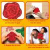 Skillmatics Poke-in Art – Disney Princesses, Mess-Free Fun for Kids, DIY Wood Craft Kits, Creative Activity, Gifts for Girls Ages 4, 5, 6, 7, 8, 9, Includes Cinderella, Ariel, Moana, Rapunzel & More(Rose Bouquet)