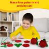 Skillmatics Poke-in Art – Disney Princesses, Mess-Free Fun for Kids, DIY Wood Craft Kits, Creative Activity, Gifts for Girls Ages 4, 5, 6, 7, 8, 9, Includes Cinderella, Ariel, Moana, Rapunzel & More(Rose Bouquet)