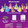 Skillmatics Poke-in Art – Disney Princesses, Mess-Free Fun for Kids, DIY Wood Craft Kits, Creative Activity, Gifts for Girls Ages 4, 5, 6, 7, 8, 9, Includes Cinderella, Ariel, Moana, Rapunzel & More(2. Disney Princess)
