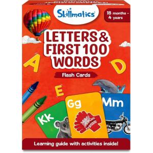 Skillmatics Flash Cards – 500 Sight Words for Preschool (Pre-K), Kindergarten, 1st, 2nd, 3rd Grade Gifts, Includes The Dolch & Fry Word List & 6 Unique Games(Letters & First 100 Words)