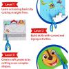 Skillmatics Scissor Skills Activity Book – Snip Snip PAW Patrol, 25 Fun Cutting & Creative Activities for Preschoolers, Fine Motor Skills, Felt Craft Kit, Gifts for Ages 3, 4, 5, 6, 7(2. PAW Patrol)