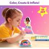 Skillmatics Inflatable Art Unicorns & Princesses – 3D DIY Craft Kit for Kids, Mess-Free Coloring Set with Crayons & Straws, Gift for Girls & Boys Ages 4, 5, 6, 7