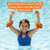 Skillmatics Pool Game – Hot ’N’ Cold Hoops, Fun Team Swimming Pool Toy for Kids, High-Energy Summer Game for Boys & Girls Ages 7, 8, 9, 10, 11 & Up, 4-12 Players, 8 Floating Hoops