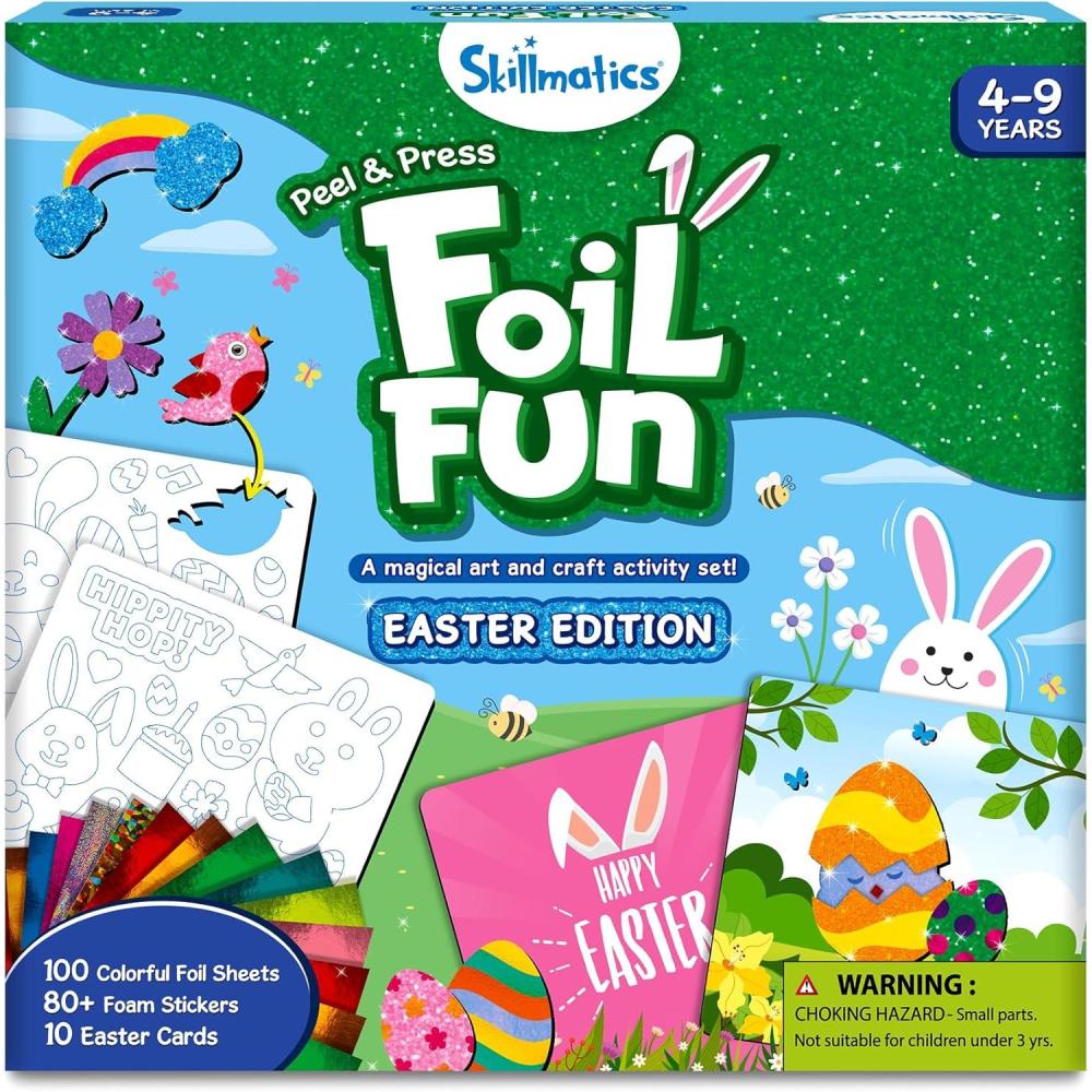 image:imageSkillmatics Foil Fun Bluey  MessFree Art amp Craft Kits for Kids DIY Creative Activity Travel Toys Gifts for Girls amp Boys Ages 4 5 6 7 8 and Up1 Easter Cards