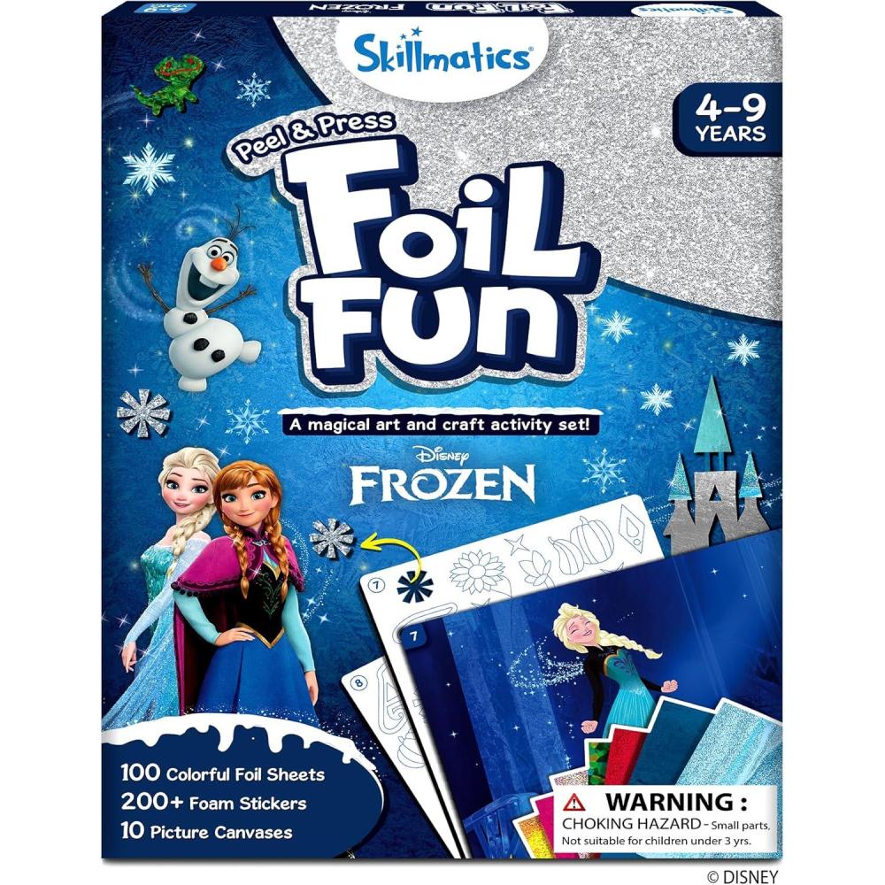 image:imageSkillmatics Foil Fun Bluey  MessFree Art amp Craft Kits for Kids DIY Creative Activity Travel Toys Gifts for Girls amp Boys Ages 4 5 6 7 8 and Up5 Disney Frozen