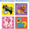 Skillmatics Foam Sticker Art – Disney Princess, 800+ 3D Foam Stickers, Mess-Free Fun for Kids, DIY Felt Craft Kits, Gifts for Fans of Cinderella, Belle, Rapunzel, Ages 3, 4, 5, 6, 7(Puppies!)